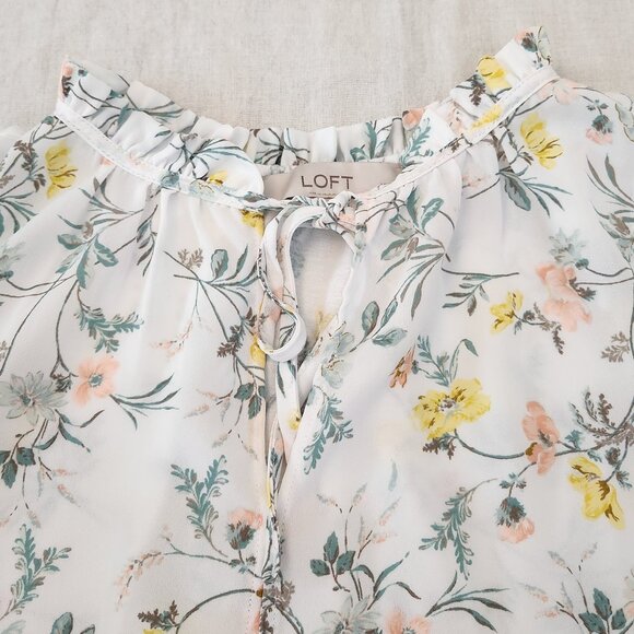 Loft Floral Shell Top - XXSP - Picture 4 of 11